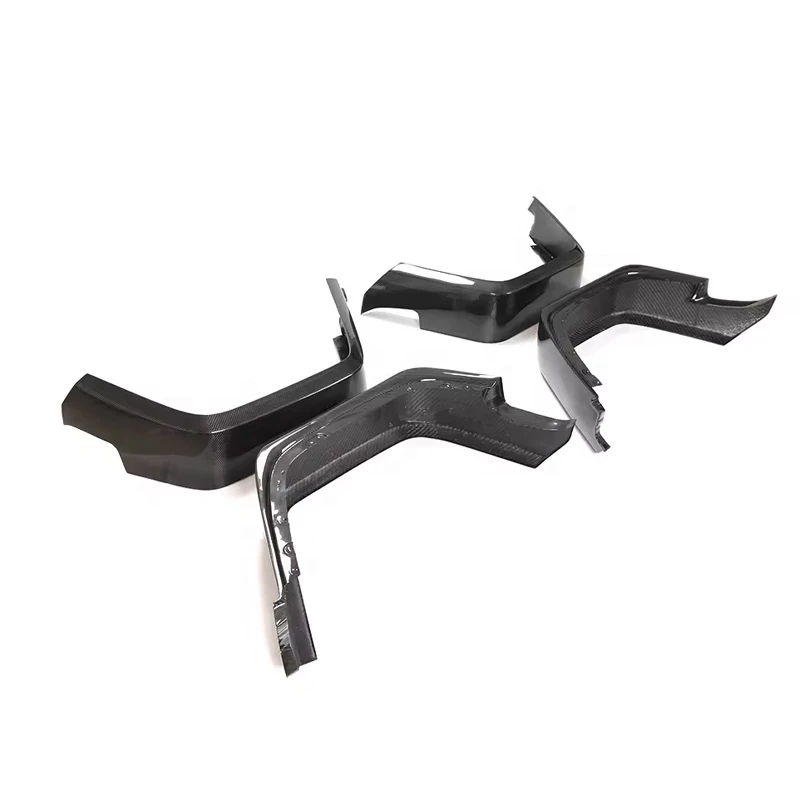 2019 Wheel Arches Extension Fender Flare Black Carbon Fiber Car Fenders for Mercedes Benz G63 AMG G550