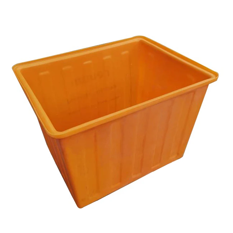 Polyethylene  Large Open Top Live Fish Transport tank Rectangular Water Box