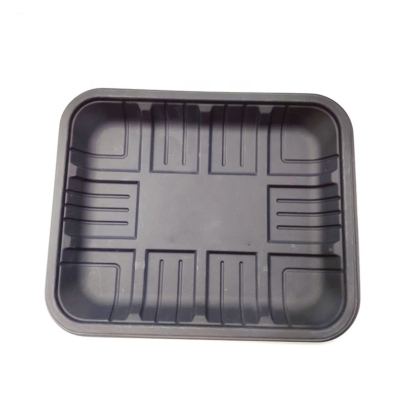 OEM ODM Eco-friendly PP Plastic Food Tray Custom Supermarket Meat Egg Vegetable Fruit Disposable Packaging Plate