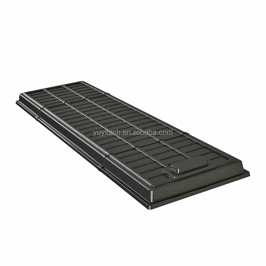 3M Large Recirculating Hydroponic Nursery System ABS Infinity Grow Tray for Vertical Container Farm Lettuce Cultivation