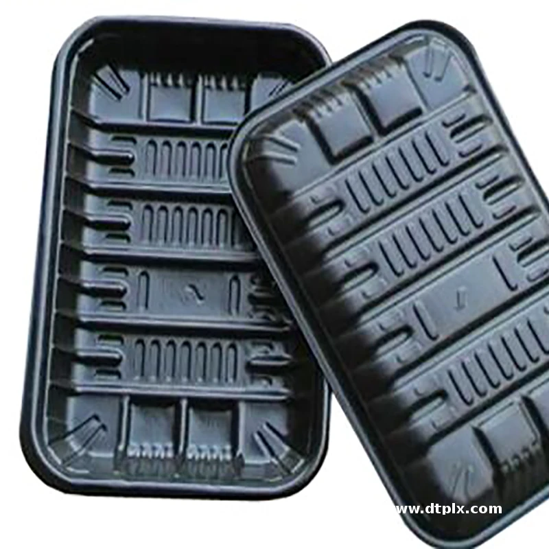 Manufacturer Custom Plastic Frozen Food Tray Meat Fruit Vegetable Sushi Salad Chocolate Candy Cookie Sandwich Sugar Low Price