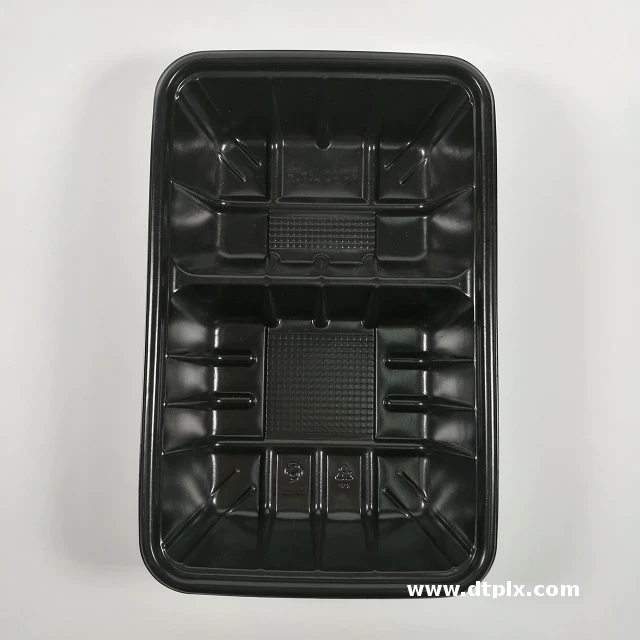 Cheap Biodegradable Disposable and Environmentally Friendly Takeaway Tray Plastic Food Plates