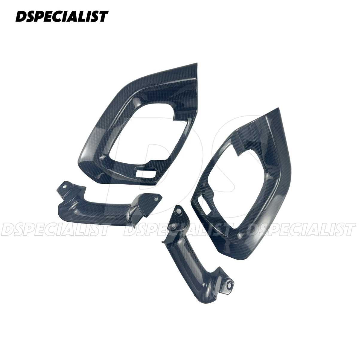 Hot Sale Dry Carbon Fiber Interior Door Handle for Lamborghini Gallardo Lp550 Lp560 Lp570 2008-2014