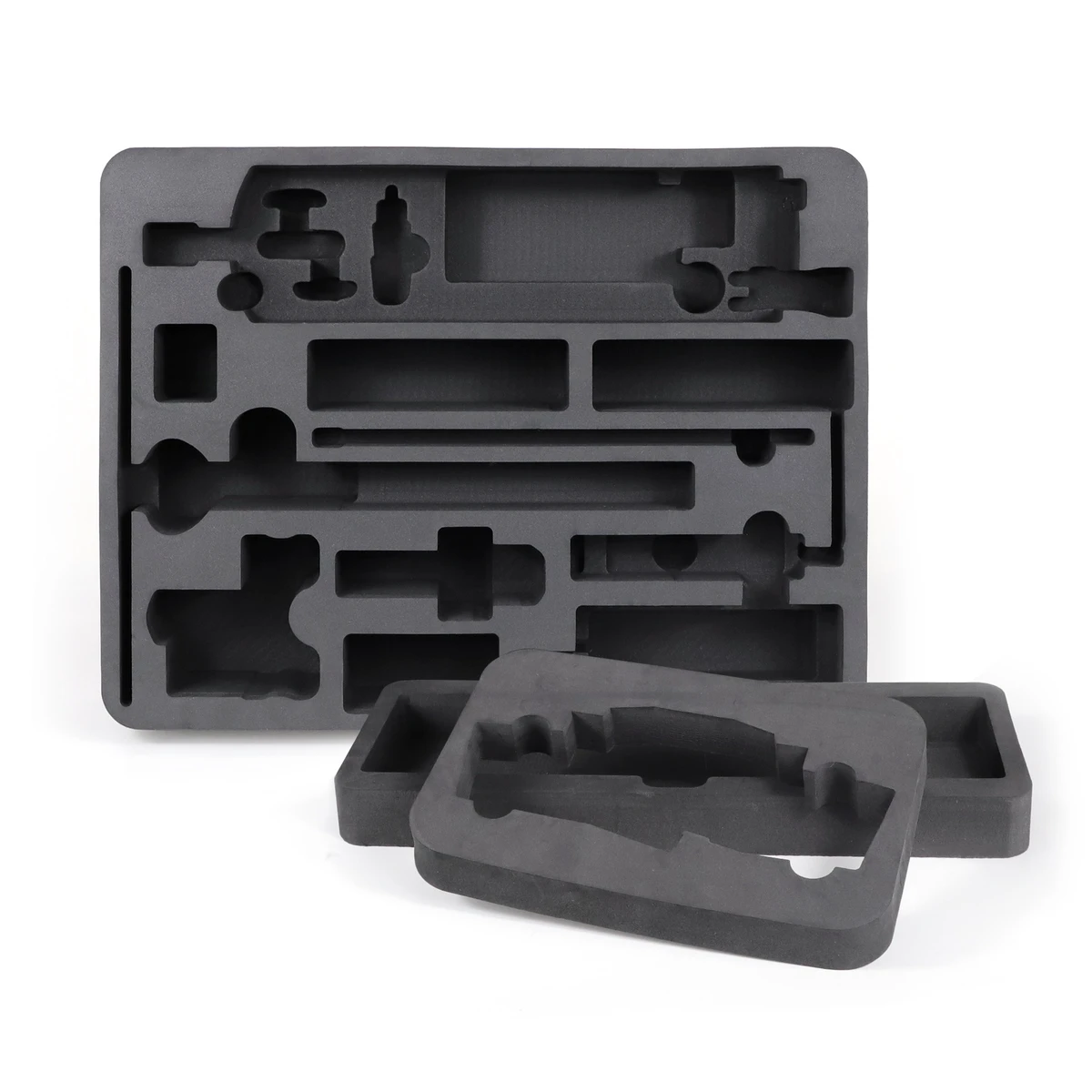Custom Black Cut EVA Foam Tool Box Insert Anti-Static Tray for Packaging Protective & Cushioning Material CNC Tool Box Foam