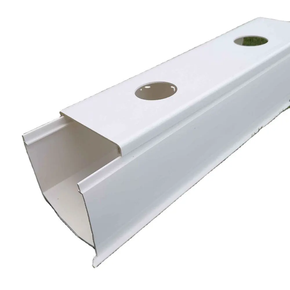PVC square Pipe NFT Gutter Hydroponic Channel Tube