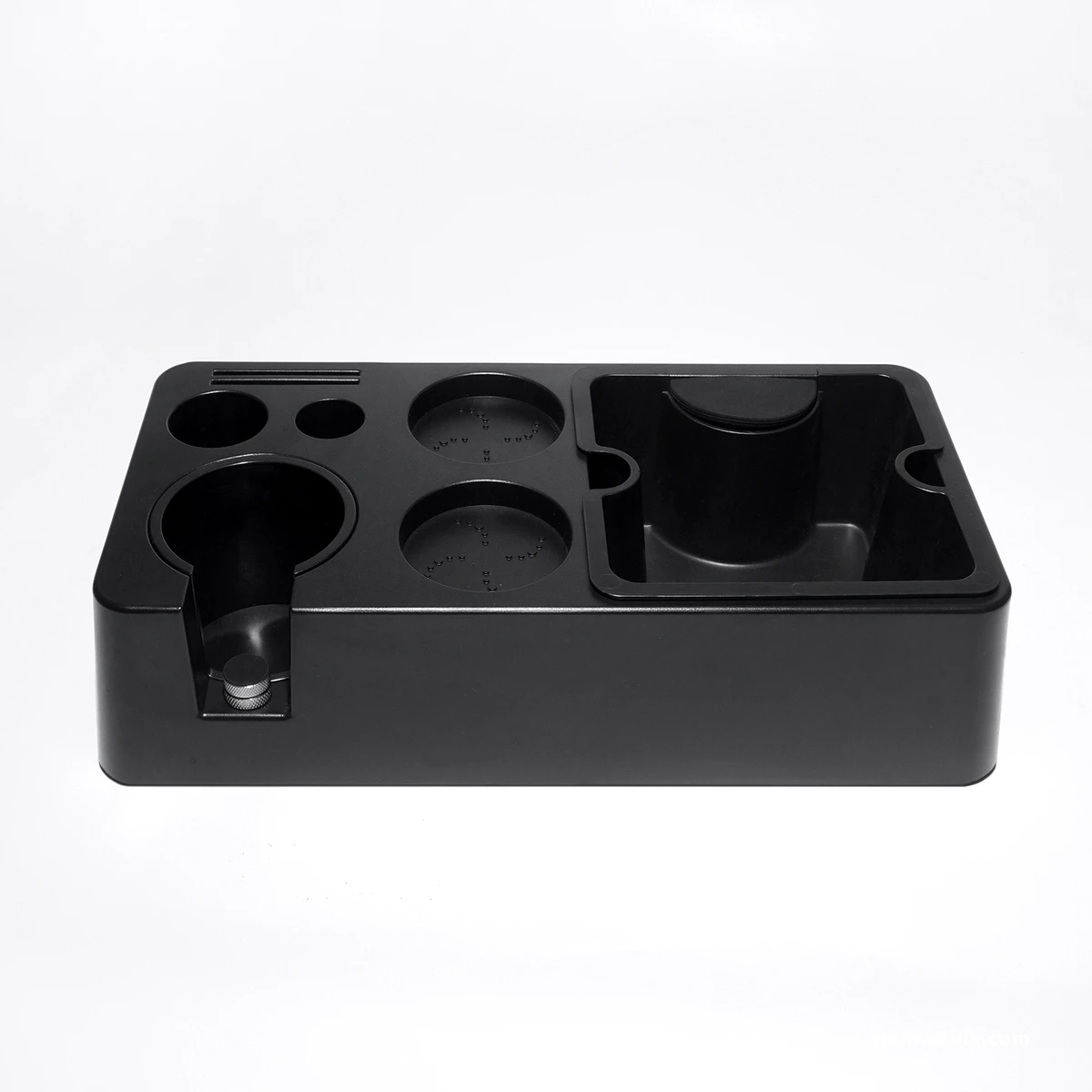 Wholesale Customized ABS Coffee Slag Grounds Bucket Tamper Station Eco-Friendly Muti-Function Barista Tool Knock Box for Coffee