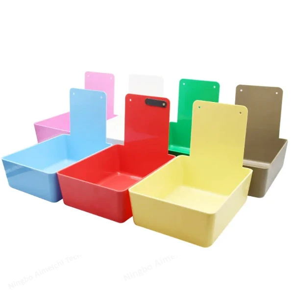 Hot Sale Colorful Plastic Dental Lab Working Pan Tray Storage Sorting Box for Dental Consumables Laboratory
