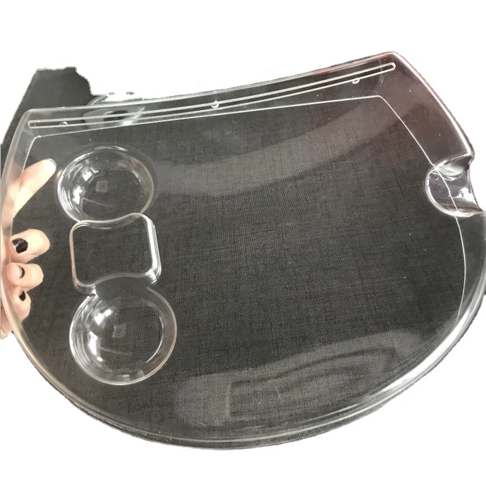 Custom High Gloss PMMA Panel Blister Acrylic Lamp Cover with UV Glue Extrusion for Vacuum Forming Plastic Products