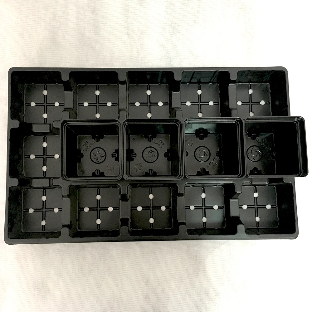 Home Garden Balcony Plant Succulents Plastic square Pot Trays for Plant Growing