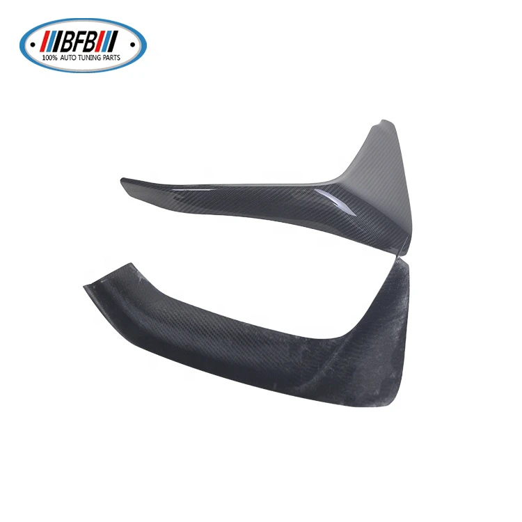 M3 M4  Front Splitter Real Dry Carbon Fiber Side Lip Splitters for BMW M3 F80 M4 F82 2015+