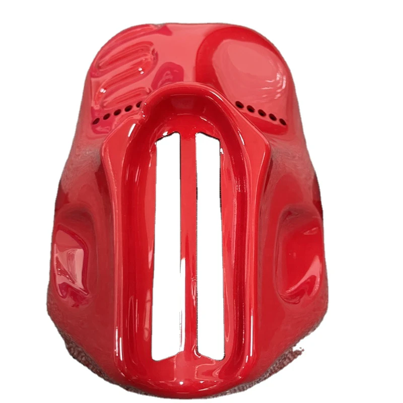 Customized White Gloss Texture Vacuum Forming Painting Face Cover Any Shaped Party Decorative Plastic Product