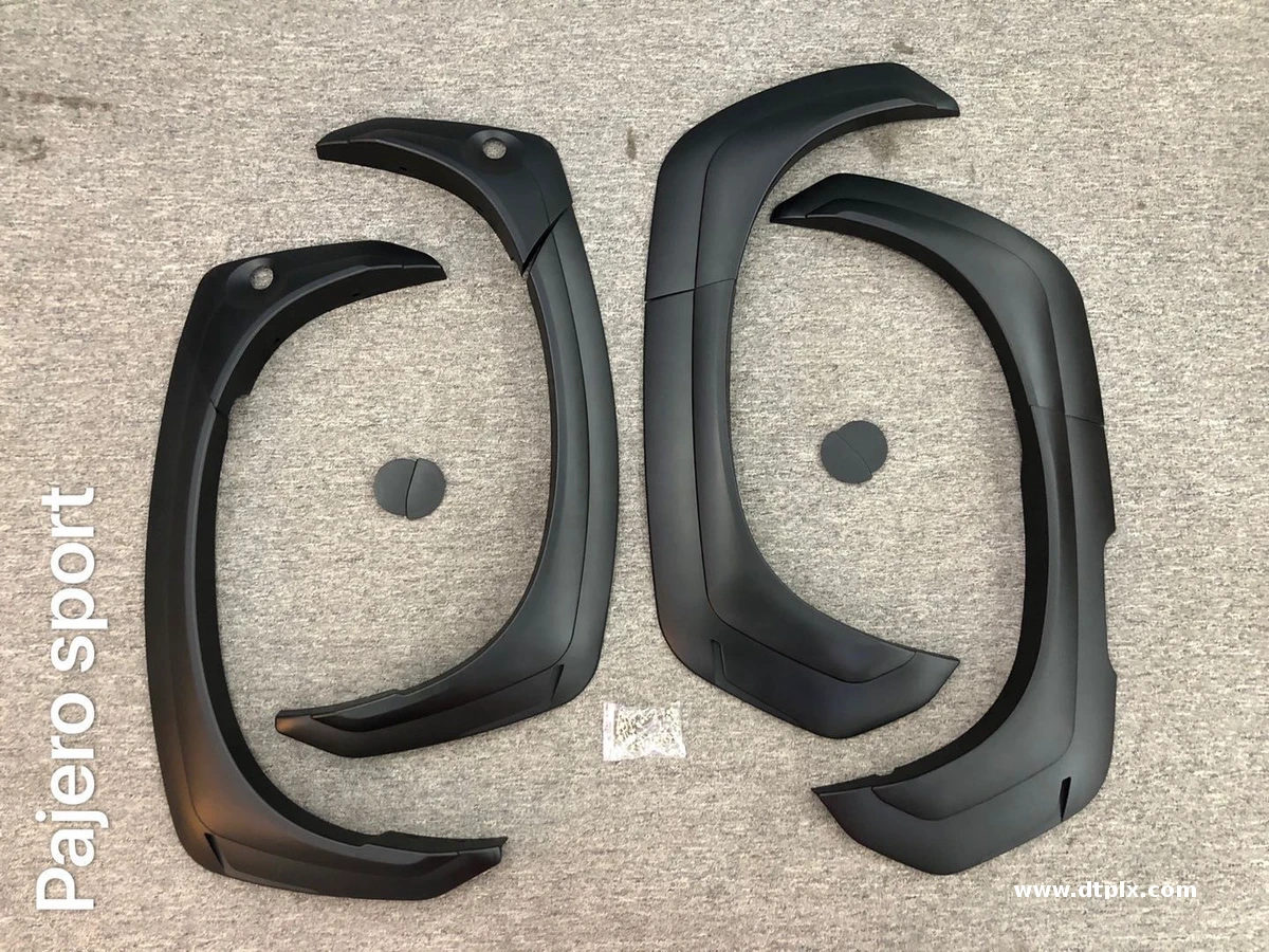 4x4 Offroad Accessories Car Universal Wheel Arch Fender Flares for MITSUBISHI Pajero Sport ABS Fender Flares