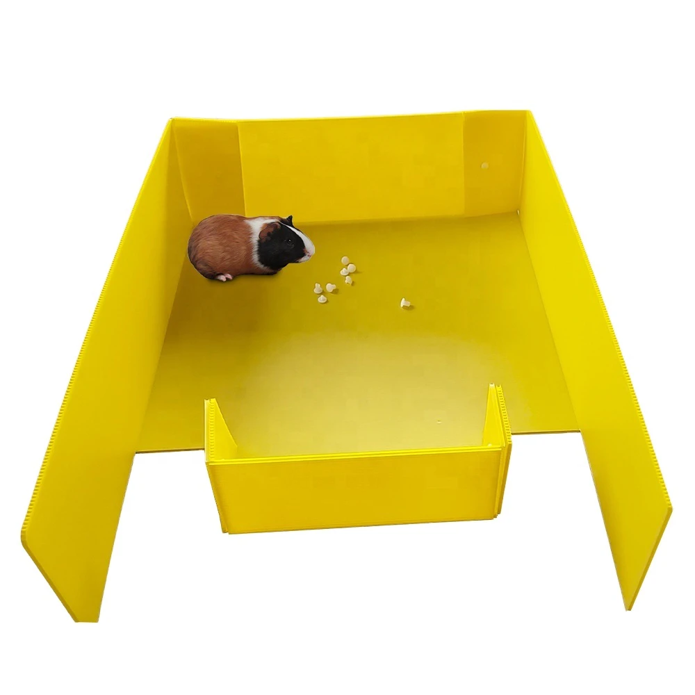 Cornflute Guinea Pig Cage Box/Polypropylene  CORRUGATED Pet Plastic Box