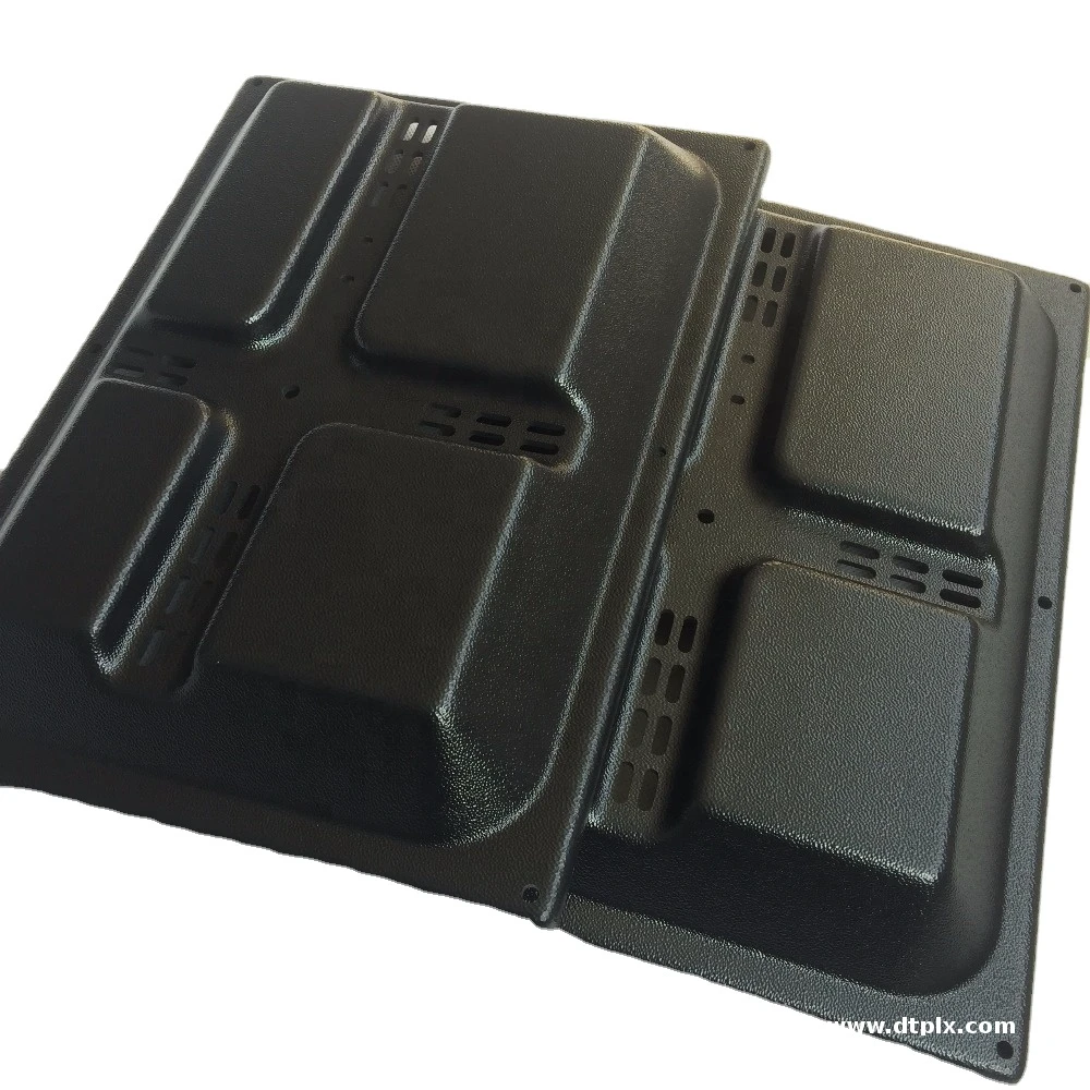 Custom Black Irregular Plastic Part Cover Vacuum Formed Plastic Products