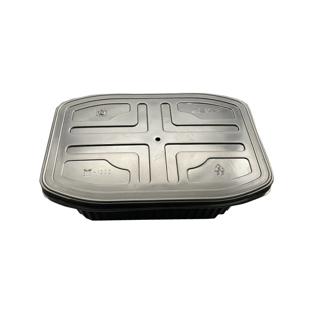 Food Grade RPP Self Heating Lunch Box Recyclable Rectangle square Blister Products Self Heating Hot Pot Box