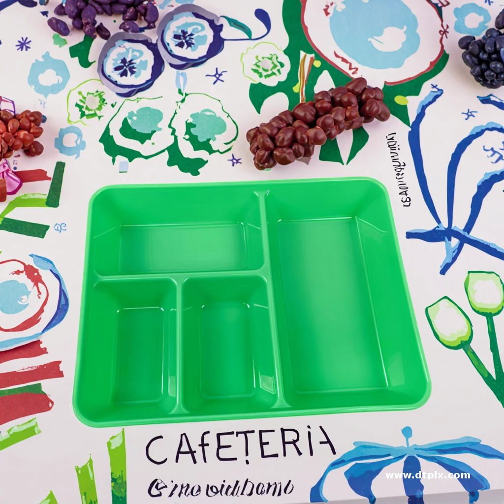 PPCH-4-46 Injection Molding Lunch Box  Microwave Safe Single Compartments  Group Meal