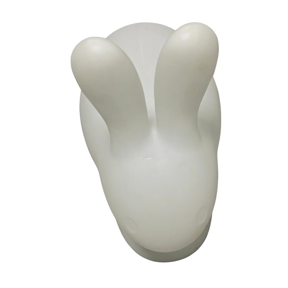 Custom White Plastic Vacuum Formed Product for Rabbit Shaped Decorative Item