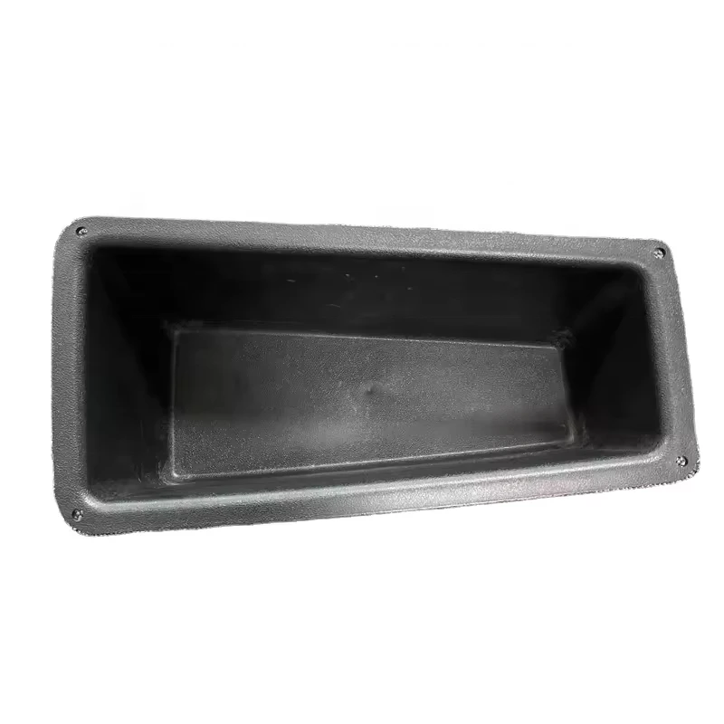 OEM Customized Design Vacuum Forming Plastic ABS Black Flexible Strong Cover Housing for Protection With Strengthen Rib