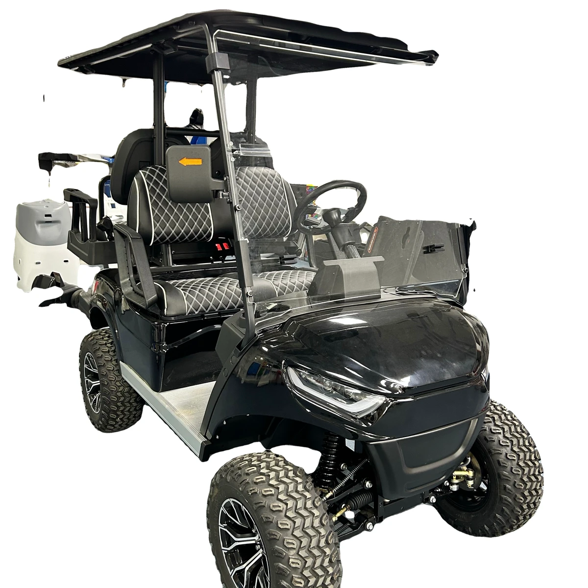 High Quality Customizable Plastic Thermoforming Golf Cart Good Price Waterproof Outdoor Sport Windshield