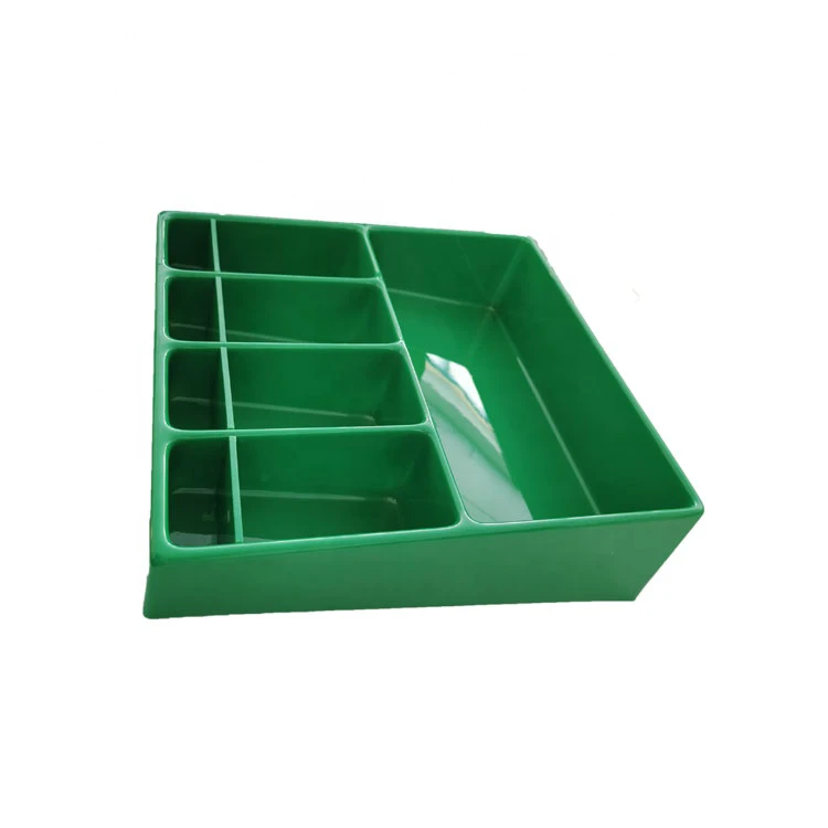 Thick Drawer Storage Tray Small Objects Grid Plastic Tray Wholesale