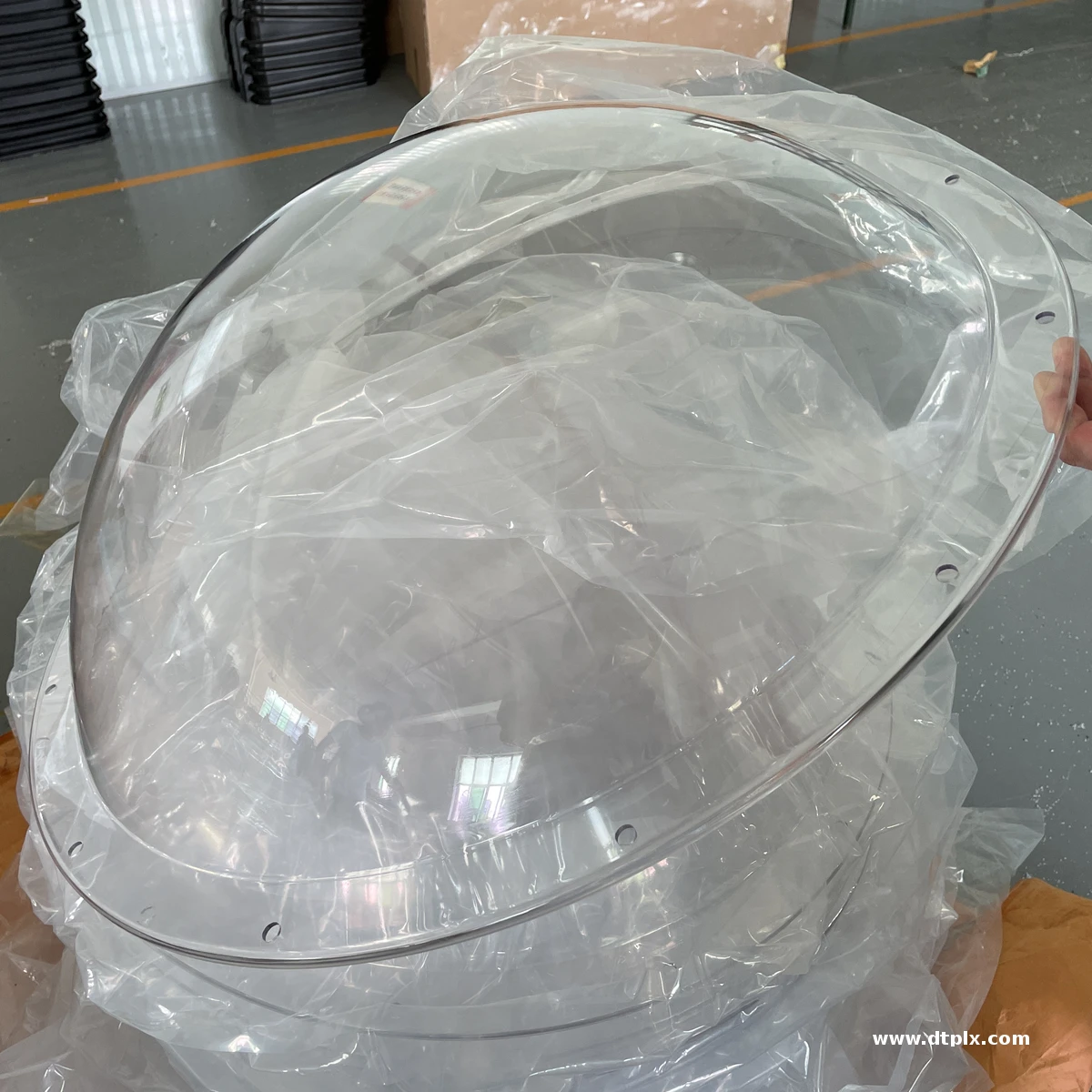OEM Large Plastic Acrylic Dome Cover Clear Half Hemisphere Thermoformed From PC Acrylic Plastic