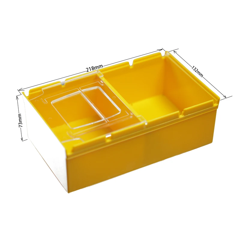 Custom Color ISO9001 CE Hospital Clinics Versa Organizer Container Plastic Versa Bin Container with Divider Lid