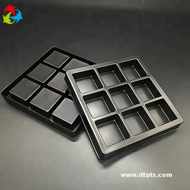 Custom Thermoformed Blister Plastic Chocolate Tray