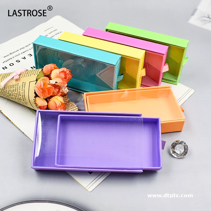 Rectangle Eyelash Packaging Box case of  25mm Mink Lash Packaging Vendor