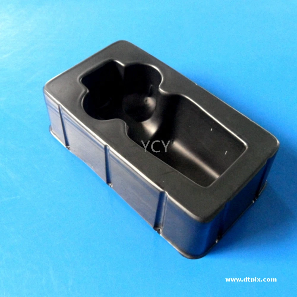 High Transparency Custom Clear Tray for Nail Polish Square PVC Blister Tray Vacuum Formed Rectangle Shape