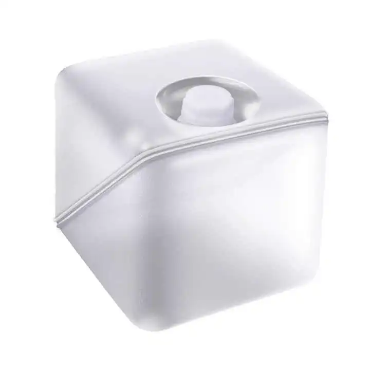 20 Liter Cubic Food Grade Plastic Water Storage Container 5 Gallon Dispensing Collapsible Carrier Square Drinking Bucket