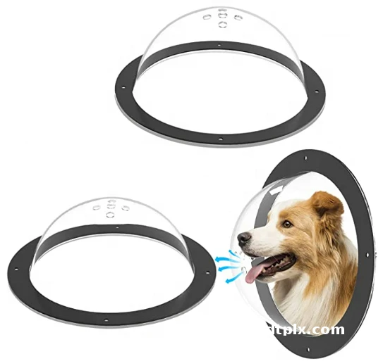 Custom Thermoformed Clear Plastic Round Dome Cover for Dog Window Acrylic PC Plastic Product