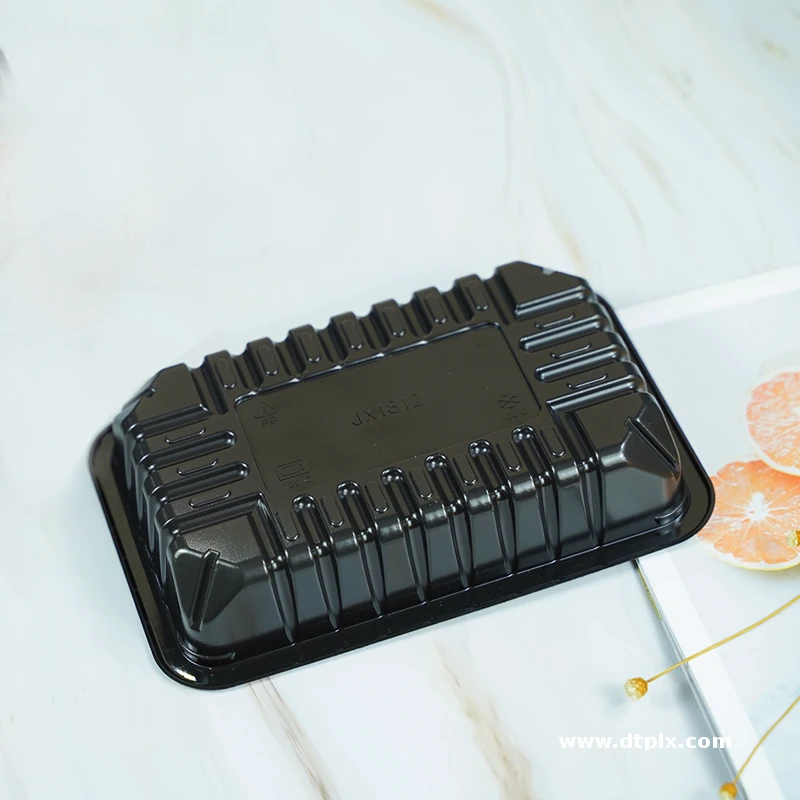 Custom Plastic Tray Color Size logo Disposable Fruit Vegetable Meat Blister Keep Fresh Tray