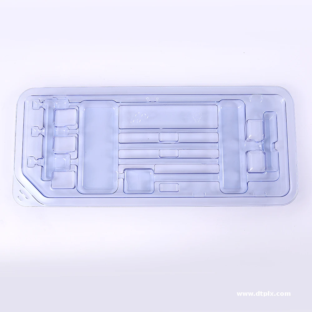 Medical Grade Customized Tray Made of PETG Material  Sterile Medical Equipment  Vacuum Formed Tray for Surgery