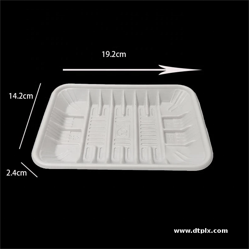 Reusable Square Disposable Plastic Food Container Fresh Meat Fruit Beef Frozen Pp Fast Food Packing Tray Stackable Bento Box