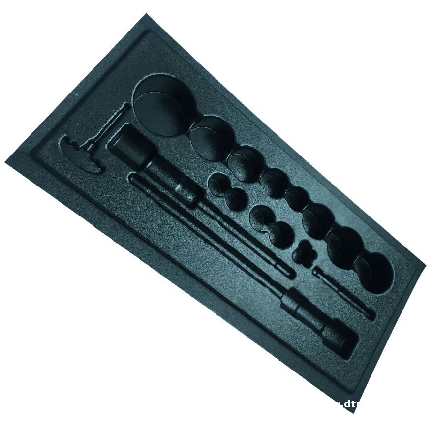 Custom Thermoformed Plastic Tool Box with Electric Pattern Durable Storage Trays for Hardware