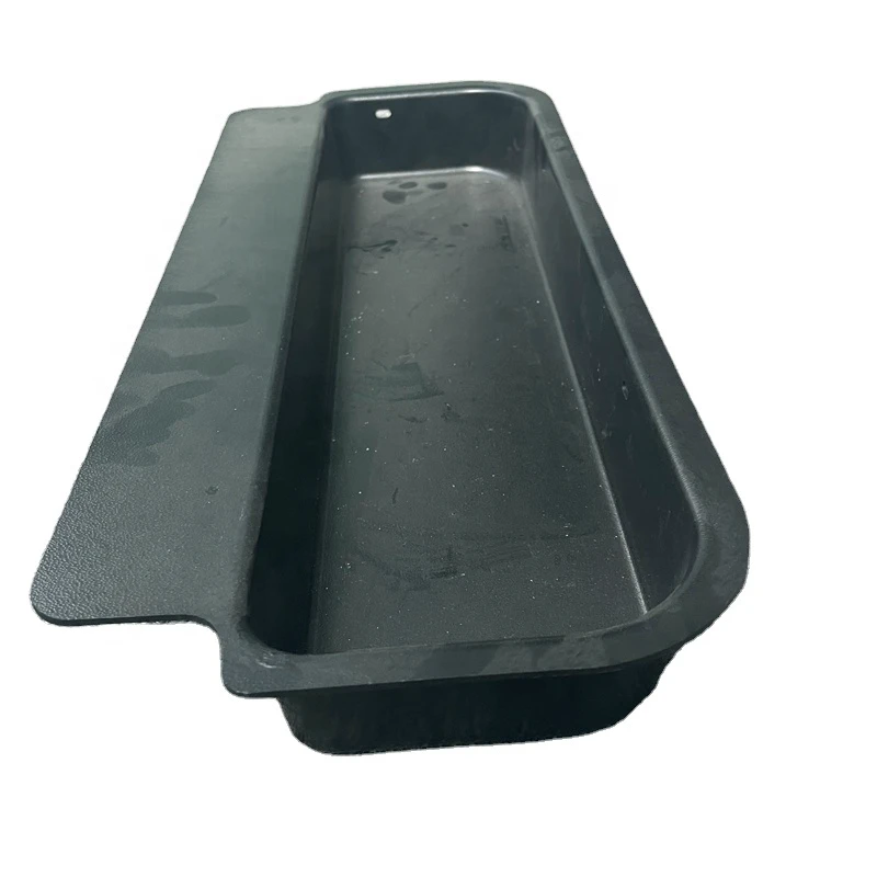 Customized Black Plastic Compartment Vacuum Forming Blister Tray for Stable Packing of Goods