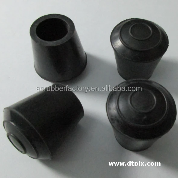 16mm 0.63 Inch Three-Legged Walking Stick/Crutch with Flat Threaded Ferrule Slip Strip Seal Rubber Feet Processed Cane Product