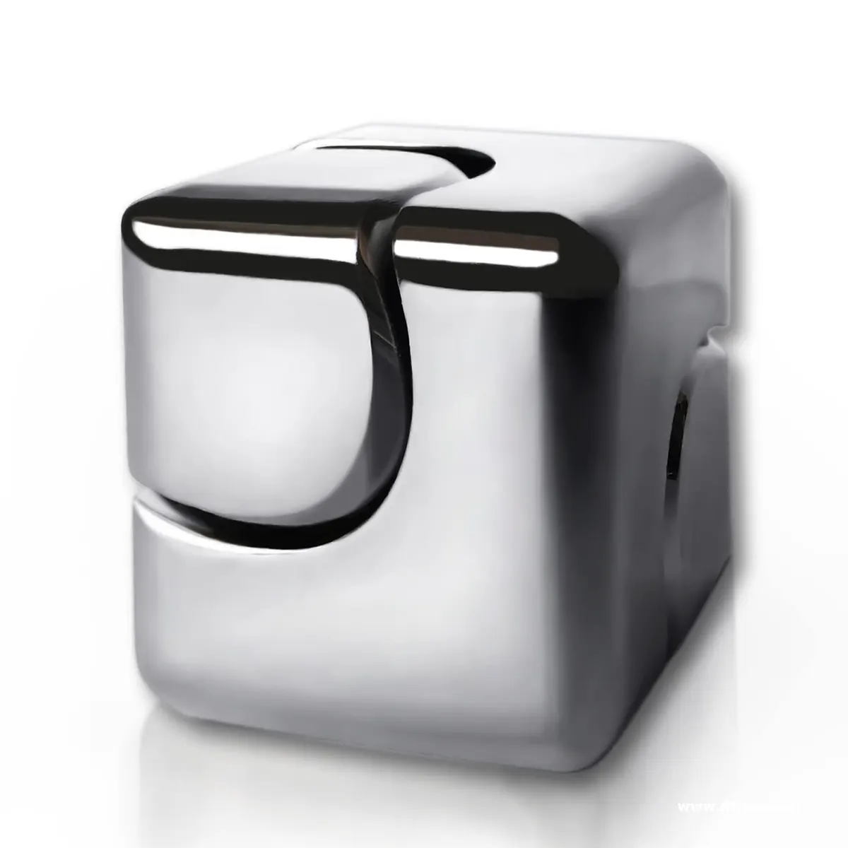 Small Sensory Finger Fidget Spinner Cube Custom Model Anxiety Relief Office Stress Toy for Boys and Girls Metal Material