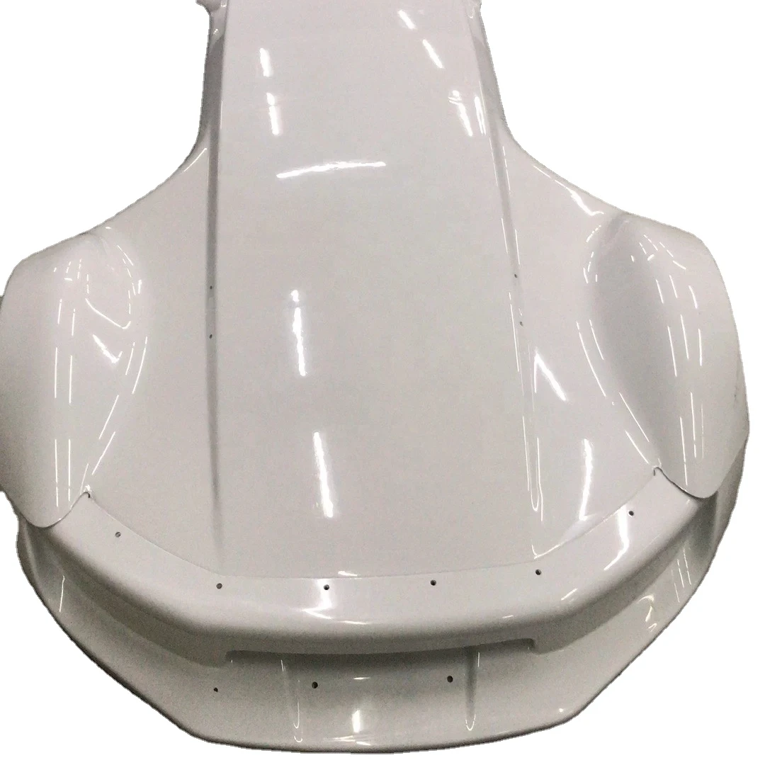 OEM Customized White Glossy Plastic Auto Vehicle Cart Wholeness Housing Panel Cover Vacuum Formed Electric Vehicle Cover