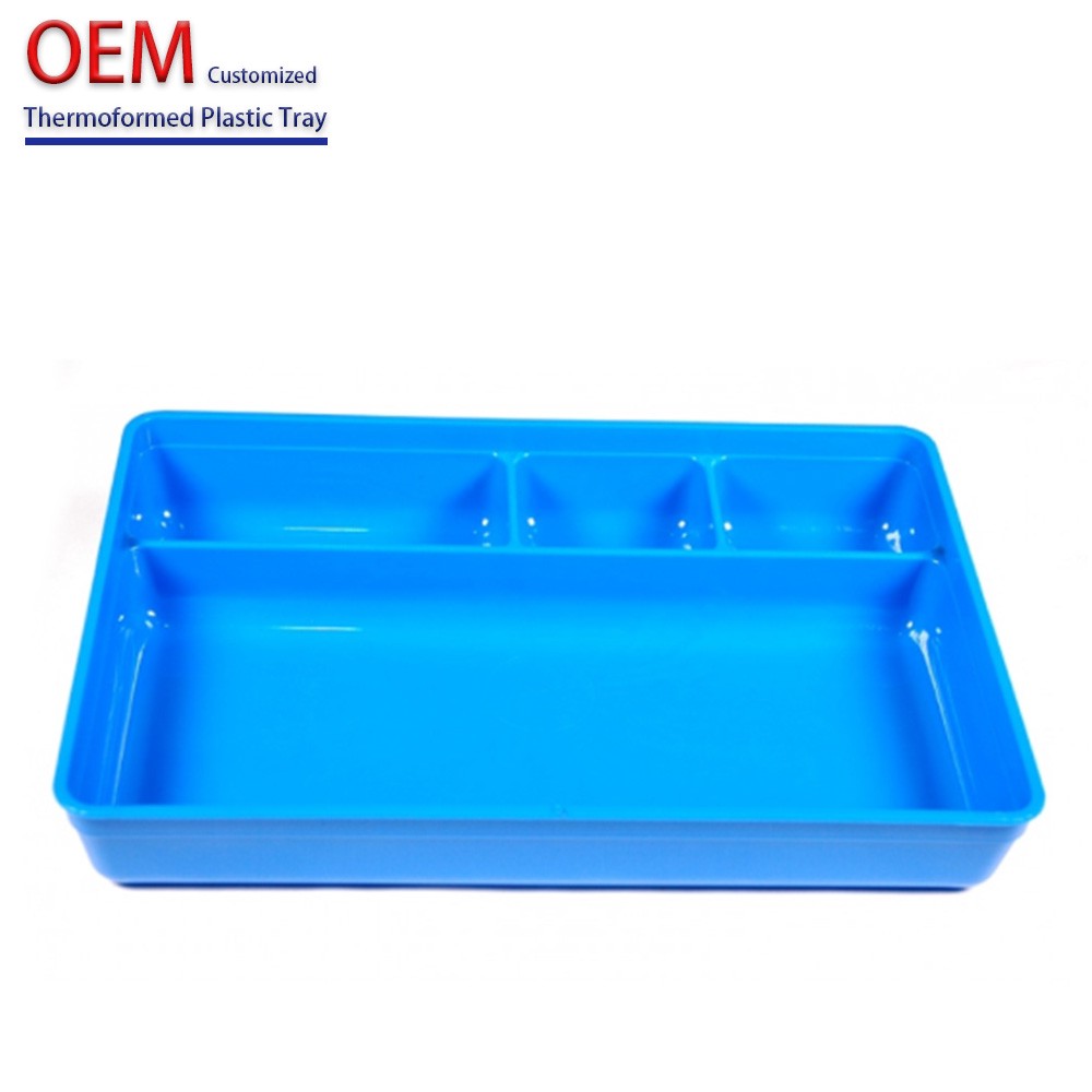 OEM Vacuum Forming Molding Plastic Material Thick-sheet Thermoformed ABS Medical Tray