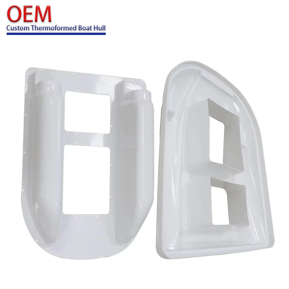 Vacuum Formed Thermoformed Plastic Finishing Large Rc Boat Hull