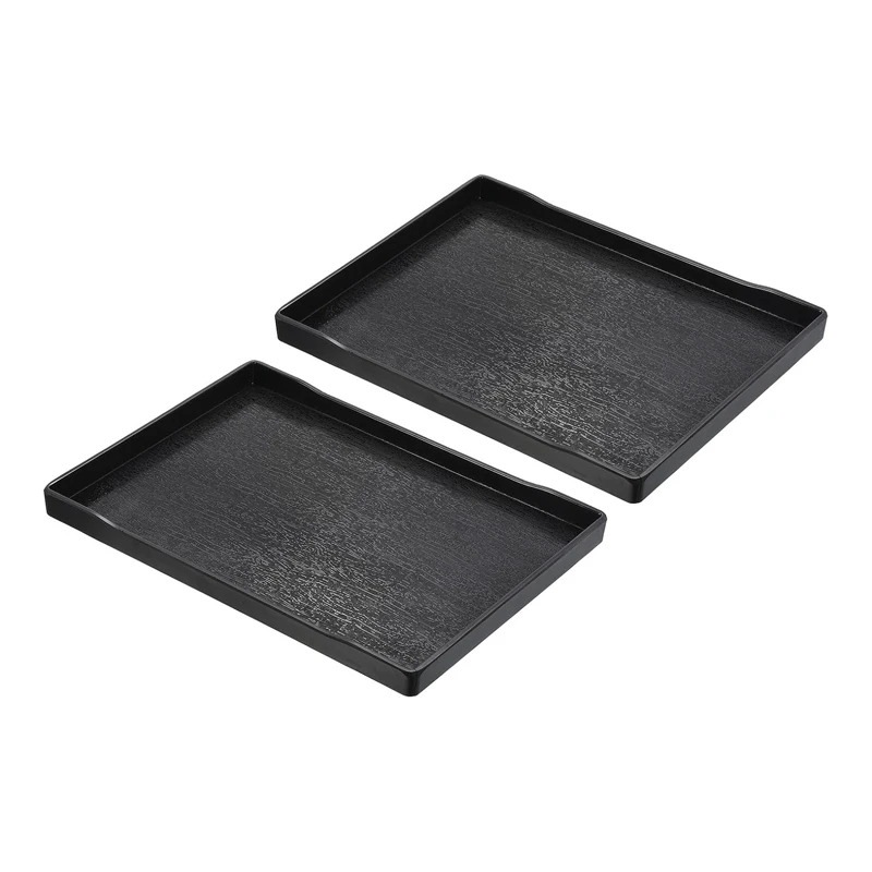 Wholesale Catering Hotel Service Tray Food Fruit Dessert Plastic Serving Trays