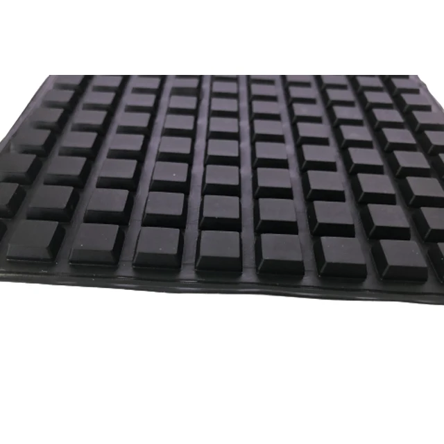 Non Slip Rubber Feet for Furniture Self Adhesive 4mm Hight Black Silicone Bumpers Feet Sound Dampening Bumper Pads