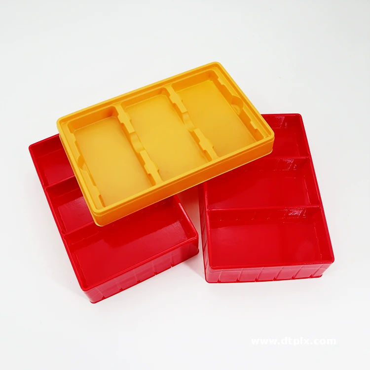 Customized PET Blister Disposable Flocking PS Plastic Insert Tray for Cosmetics