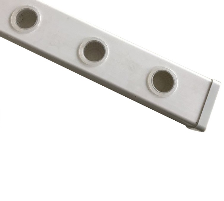 Square PVC Hydroponic Pipes NFT Channels Tube for Water Plant Growing