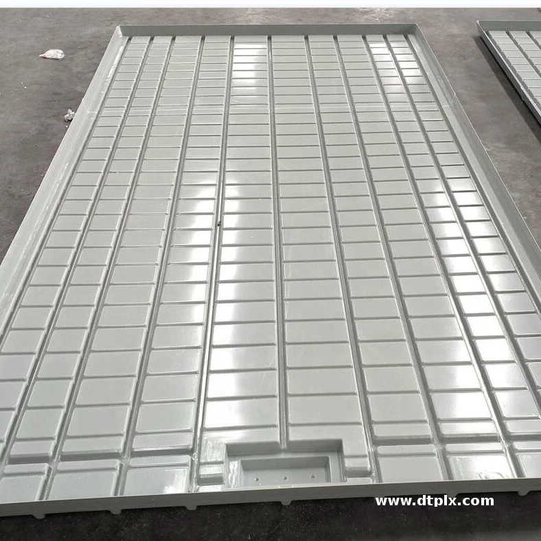Manufacturer Hydroponic ABS Flood Plastic Tray Hydroponic Ebb and Flow Trays Grow Flood Tray System