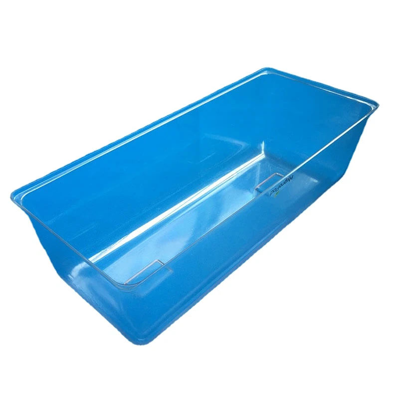 Customized High Glossy Transparent Aquarium Fish Container Thermoforming New Design Plastic Product