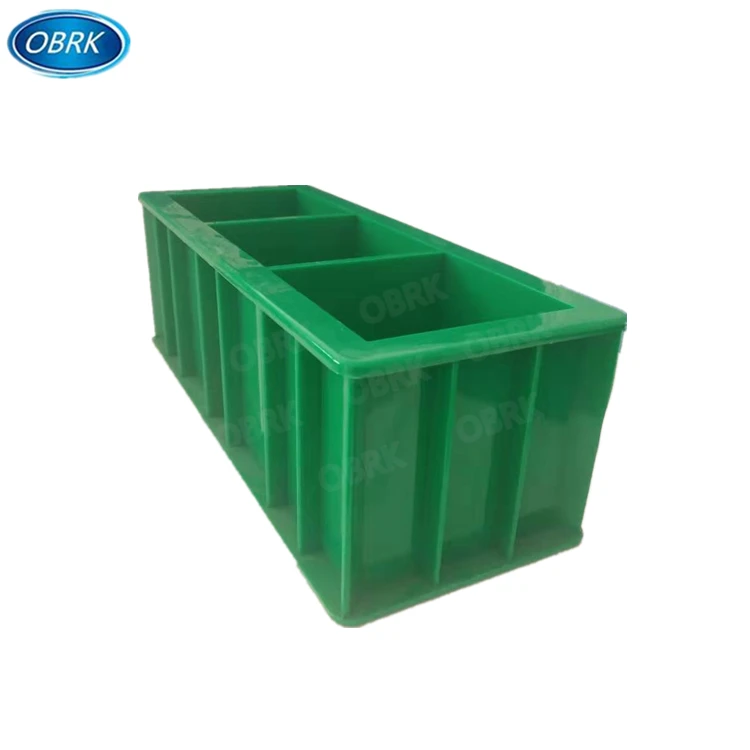 Good Quality ABS Plastic Concrete Test Cube Mould With Three Gang 100*100*100mm