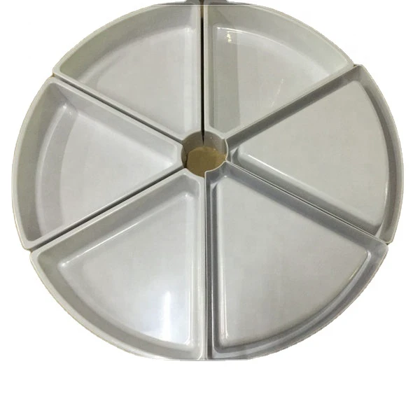 Creative Multi-Color Hotel Tea & Water Cup Tray New Design Vacuum Formed Plastic Tray Food Grade for Home Use