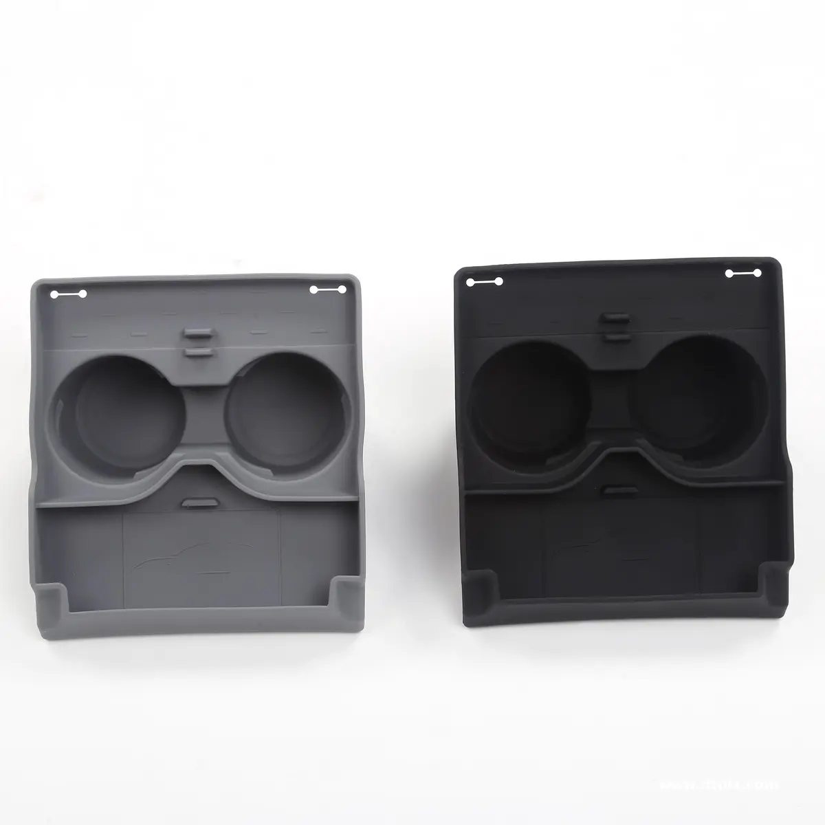 Creative Soft Silicone Material Car Interior Accessories Armrest Storage Tray With Cup Holder for Tesla Model 3 Y